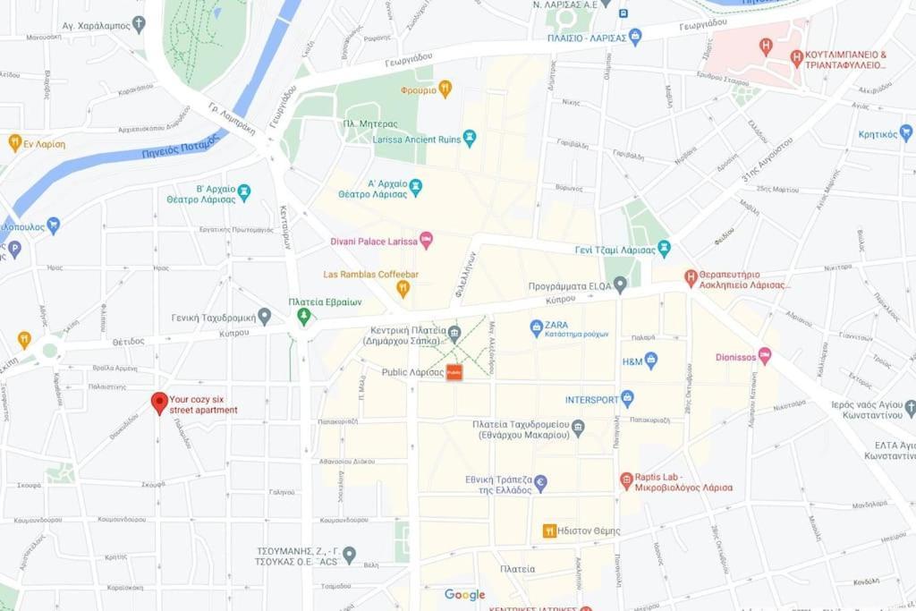 Your Cozy Six Street Apartment Лариса Екстериор снимка